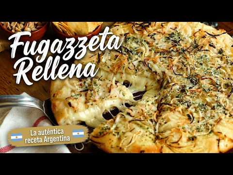 Stuffed Fugazzeta with Chimichurri Pizza