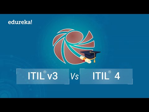 ITIL v3 vs ITIL 4 | Difference between ITIL v3 and ITIL 4 | ITIL Foundation Training | Edureka