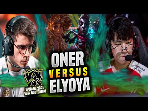 T1 ONER vs MAD ELYOYA! 🔥WORLDS BOOTCAMP EUW🔥 - T1 Oner Plays Ekko JUNGLE vs Taliyah! |
