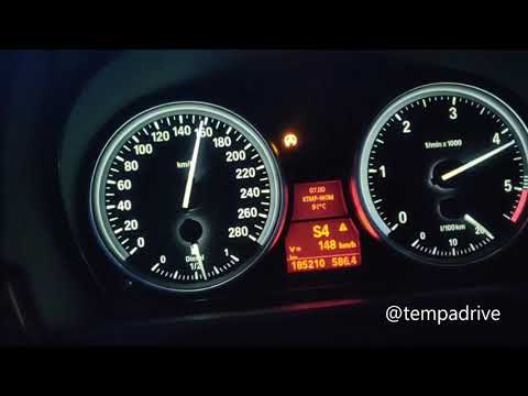 BMW e90 335d 500 HP Acceleration 0-200 km/h