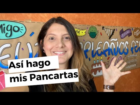 Paso a paso para hacer una pancarta o cartel