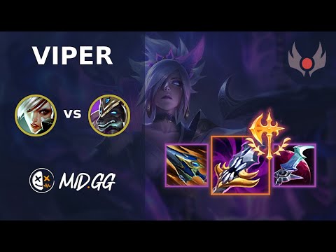 MID.GG: [ Viper ] Riven TOP vs Nasus | NA GRANDMASTER | LOL Season 2024