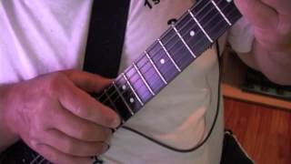 Michael Wahl Berardi Playing a Roland Guitar Synth MIDI Guitar Motif ES Triton for Hourglass