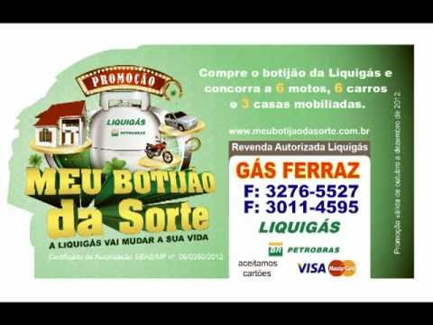 Botijão da Sorte - Promoção Gás Ferraz com Liquigás