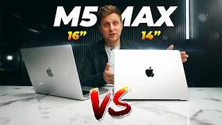 Did APPLE want us to know THIS?! - 14" vs 16" M5 MAX MacBook Pro