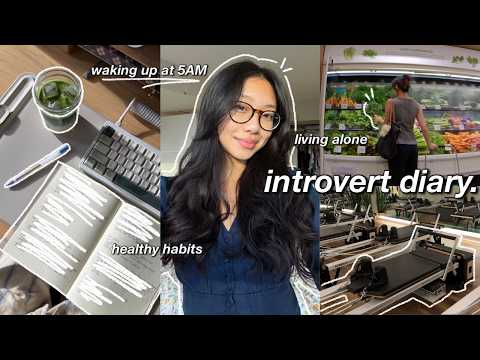 introvert diaries ☀️ 5AM productive day in my life, morning routine, grocery shopping & cooking