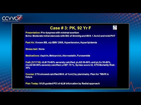 IVUS Guided PCI of dLM Bifurcation via Radial Approach - 2018 CCC Live Case 3