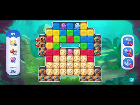 FISHDOM BLAST LEVEL 84 ~ No boosters