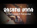 Rasathi Unna Karaoke With Lyrics Unplugged Reji JV