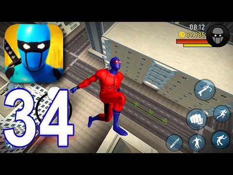 Blue Ninja, Superhero Game - Gameplay Walkthrough Part 34 New Update (iOS,Android)