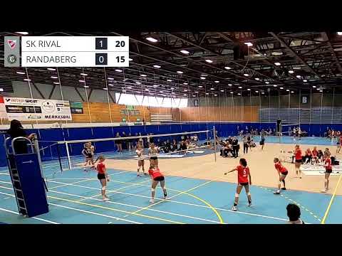 NM U17 volleyball 2021 - 9.-16. - første kamp - SK Rival mot Randaberg