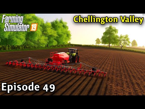 FS19 Timelapse - Chellington Valley Seasons Yr4 Ep 49 PLANTING CARROTS & ONIONS