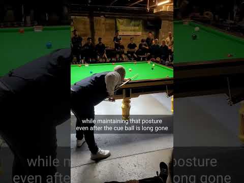 learning close up from the world snooker champion Luca Brecel