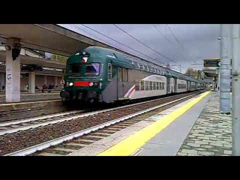 E464 403 XMPR + 6 2 piani Trenord - Monza 06/11/2014