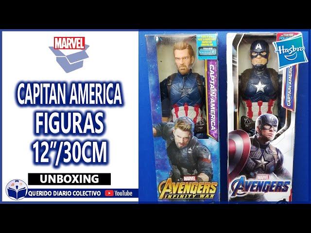 Vídeo relacionado con Figura de acción de Capitán América de Marvel Avengers Titan Series