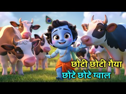 Little Krishna Songs l Choto So Mero Madan Gopal l Choti Choti Gaiya l Krishna Bhajan l Krishna Song