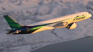 Boeing 787-9 Alaska Airlines (N784HA) video