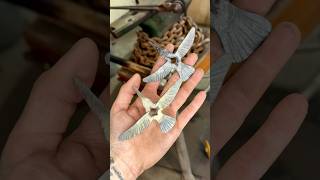 Hand-Forged Hummingbirds! anvilanna.com🥰 #blacksmith#forge#farrier#forging#smallbusiness#handmade