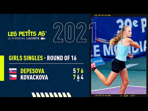 Les Petits As 2021 | Girls Round of 16 | Sona Depesova vs. Alena Kovackova