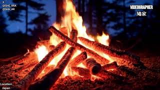 鳩家のCAMPFIRE 【睡眠導入用/自然音/作業BGM/焚き火】
