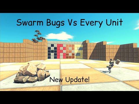 New Update! Swarm Bugs Vs Every Unit ARBS |Animal Revolt Battle Simulator