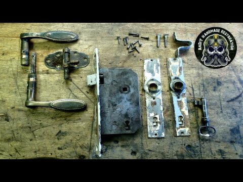 Vintage Door Lock Restoration-How to Restore a Door Lock for 2020 | AnDIY Handmade Restoration