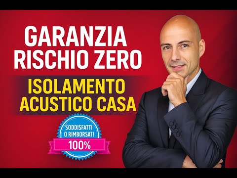Isolamento Acustico Casa: Garanzia Rischio Zero 100% Soldi Indietro #shorts