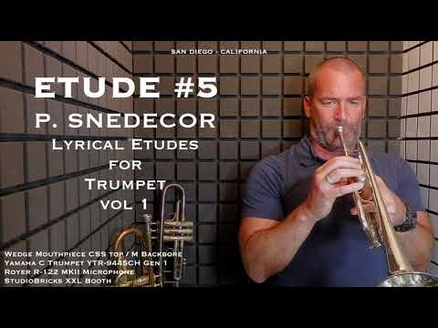 SNEDECOR Etude #5 from Lyrical Etudes for Trumpet vol. 1