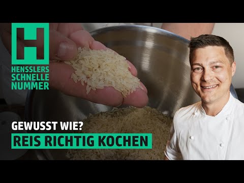 Quick: How do I cook rice correctly? Recipe by Steffen Henssler
