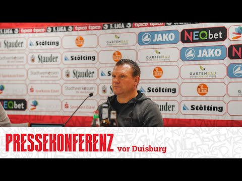 Press conference before MSV Duisburg | Matchday 12 | #alwaysRWE #onlytherwe
