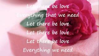 Melanie C - Let There  Be Love (lyrics)