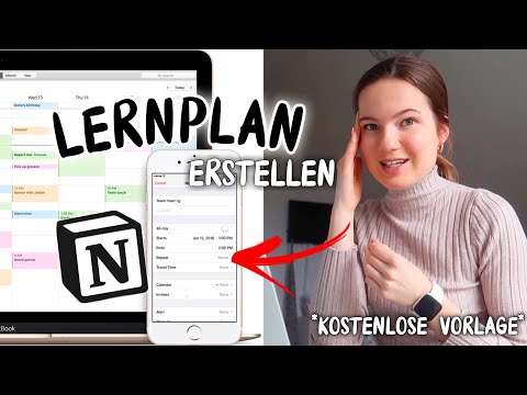 LERNPLAN ERSTELLEN für TOP Noten // Studium, Abitur, Schule (+kostenlose Notion Vorlage)