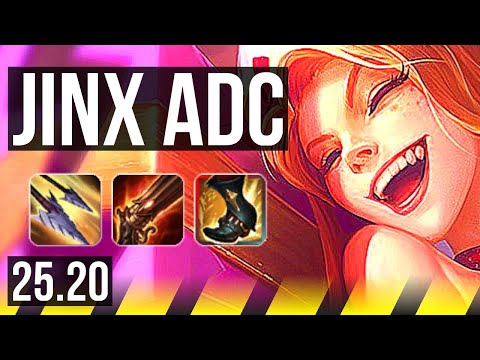 JINX & Maokai vs MALZAHAR & Nautilus (ADC) | 12/2/3, Godlike | KR Master | 25.20