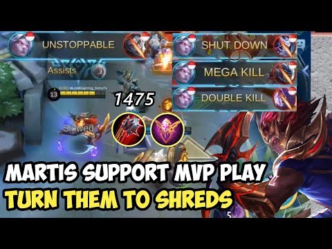Martis Support MVP Play | Turn Them To Shreds - Mobile Legends