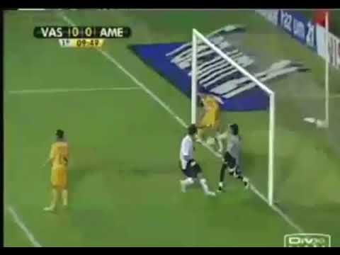 Vasco 1x0 América-MEX Sulamericana 2007 Globo
