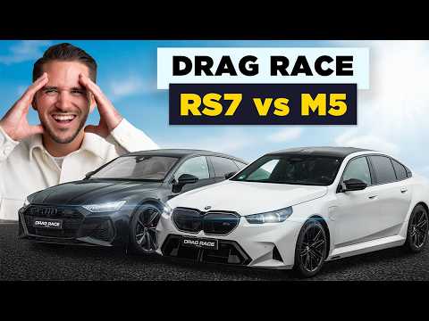BMW M5 (G90) vs. Audi RS7 Performance 🤯🚀 | DRAG RACE