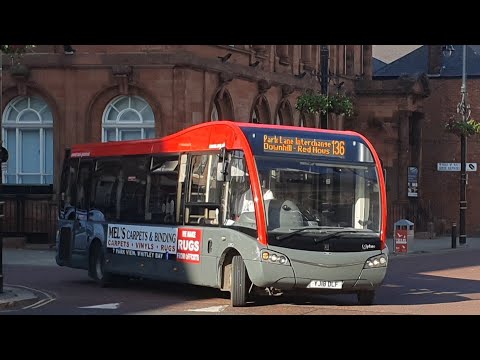 FINAL DAY OF CONTRACT: Journey on Route 136 | YJ18DLF - Gateshead Central: Optare Solo SR M925
