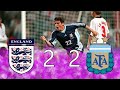 Argentina 2 Vs Inglaterra 2 Octavos De Final Copa Del Mundo 1998 Partido Completo