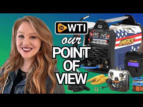 ANDELI 4-in-1 MIG Welder with 2.4GHz Wireless Remote 145A，110V/220V | Gas MIG/Flux Core/Lift TIG/Stick - WTI product video review