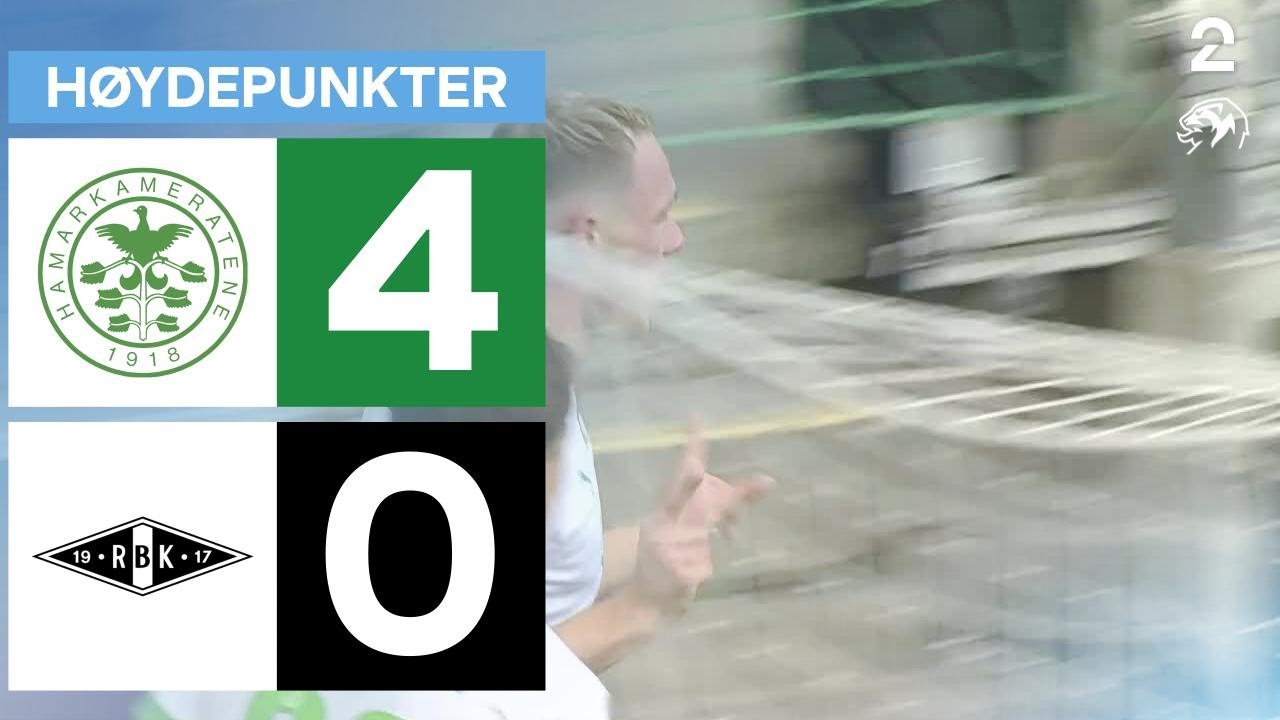 HamKam 4 - 0 Rosenborg - Høydepunkter