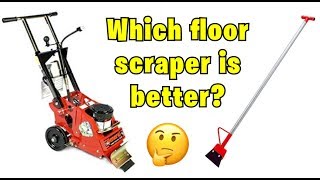 Hand-Held Floor Scraper Review and Demonstration