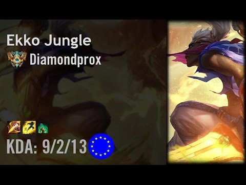 Ekko Jungle vs Kindred - Diamondprox - EUW Challenger Path 6.5