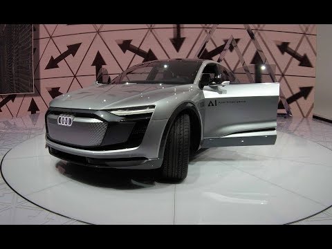 AUDI ELAINE E-TRON AI - AUDI INTELLIGENCE FUTURE CONCEPT CAR VISION ! WALKAROUND !