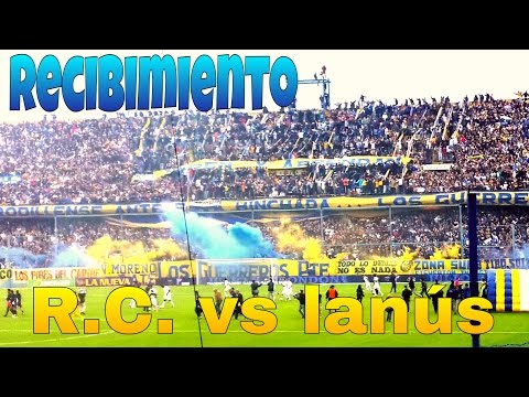 "Rosario Central recibimiento contra Lanús" Barra: Los Guerreros • Club: Rosario Central