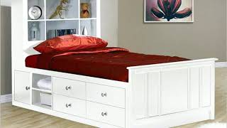 bed frame with storage