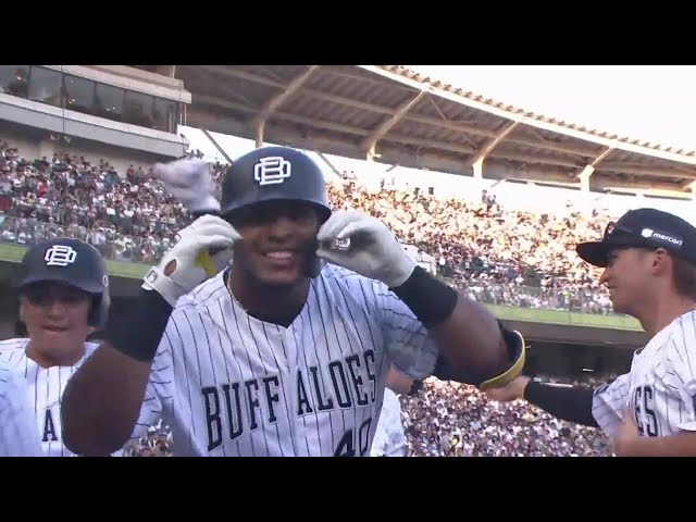 【7回裏】点差を広げる!! バファローズ・セデーニョ 左中間への今季第7号3ランホームラン!!  2023年7月23日 オリックス・バファローズ 対 北海道日本ハムファイターズ