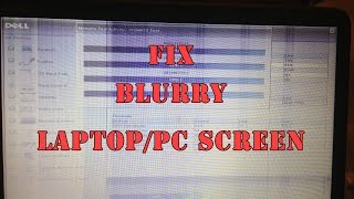 How to fix blur or double colour PC/Laptop Screen