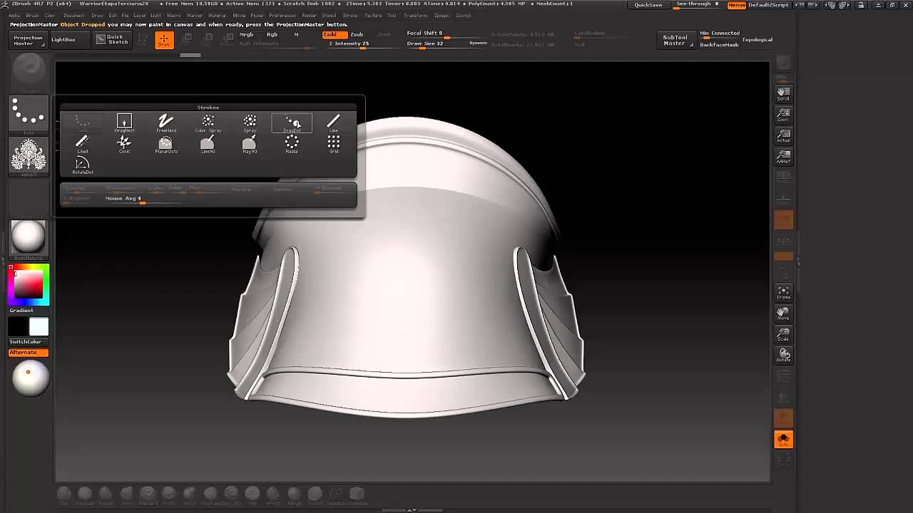 Tutorial: Detail a knight character in ZBrush
