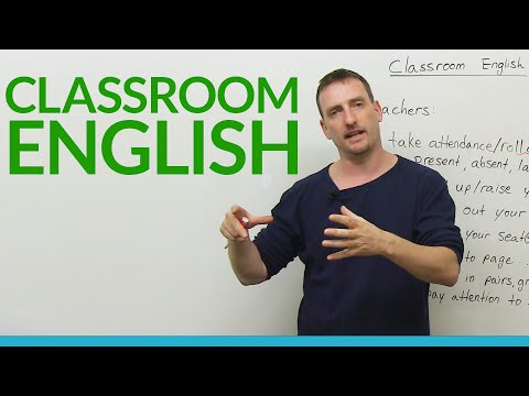 Classroom English: Vocabulary & Expressions for Students
