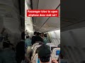 Passenger Tries To Open Airplane Door On Korean Air A330 Airbus Aviation Turbulence
